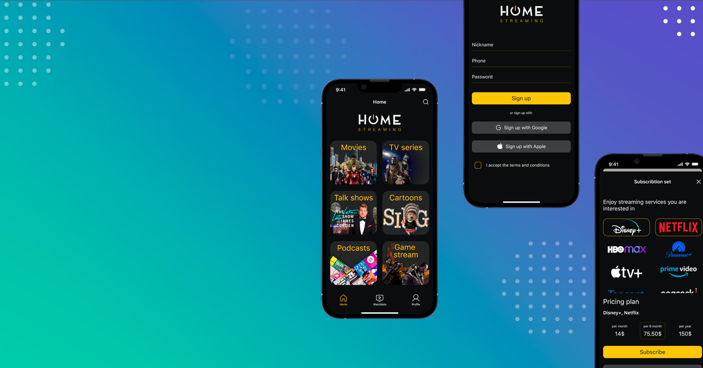 HOME streaming – All-in-one streaming platform
